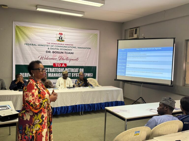 Strategic Retreat on Performance Management System for Federal Ministry of Communications, Innovations and Digital Economy