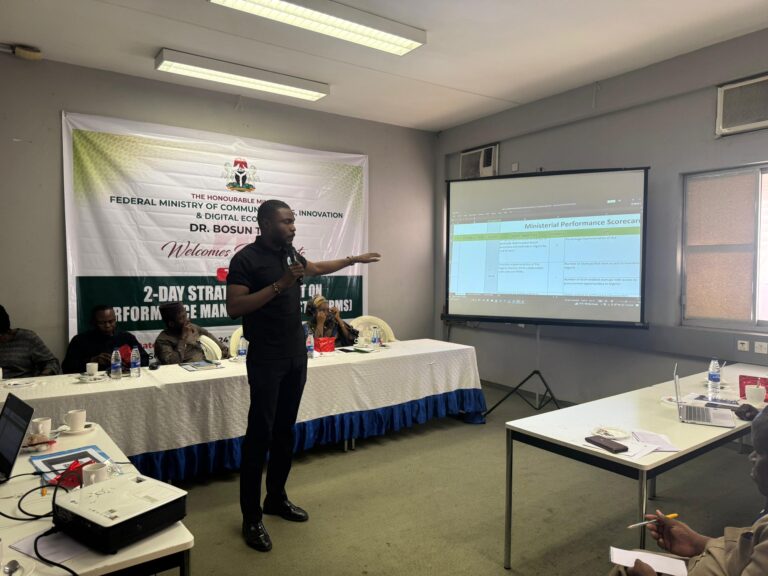 Strategic Retreat on Performance Management System for Federal Ministry of Communications, Innovations and Digital Economy
