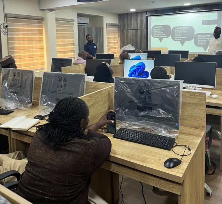 Training the Champions of Federal Ministry of Works on the Automated Performance Management System