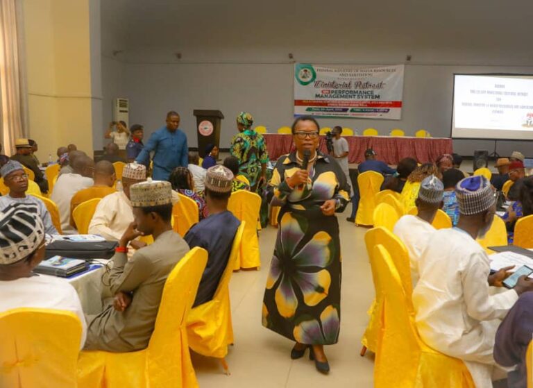 Dr. Francisca Odeka, MD Frandek Consulting facilitating Federal Ministry of Education  2025 Performance Management Ministerial Retreat