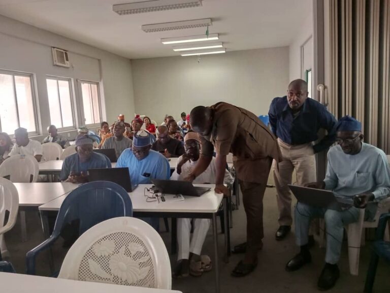 Hands on Training of PMS, uploading contracts and appraisals at the Federal Ministry of Communication