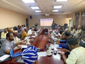 MD, Frandek international Consulting at a 2-Day Engagement exercise with Senior staff and Management of Federal Ministry of Water Resources and Sanitation (FMWRS)