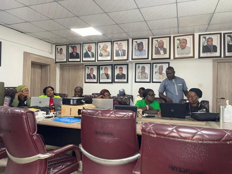 2025 MPMS Validation Exercise with Senior management Staff, PMS Champions and core team members of Federal Ministry of Youth Development