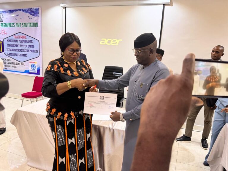 Federal Ministry of Water Resources 2026 MPMS Retreat