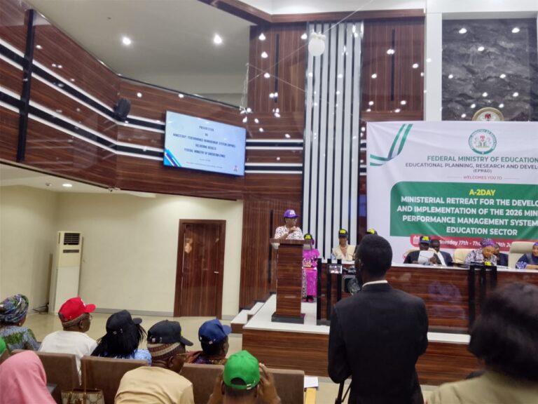 2026 Perfromance Management System (PMS) retreat at the Federal Ministry of Education