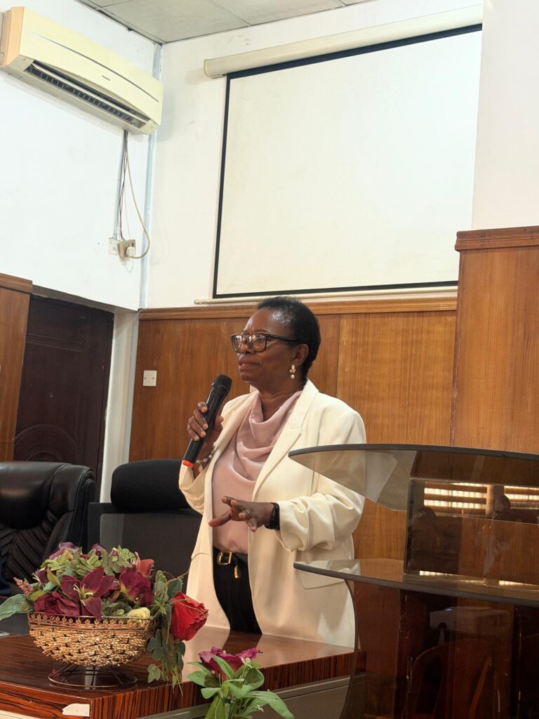 Dr. Odeka MD Frandek Int'l Consulting carring out knowledge Sharing and Capacity Building for Institutional Strengthening at Ministry of Defence